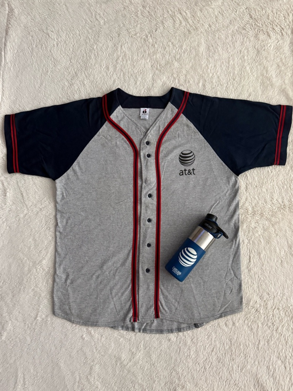 Men’s AT&T Baseball Jersey & Water Bottle